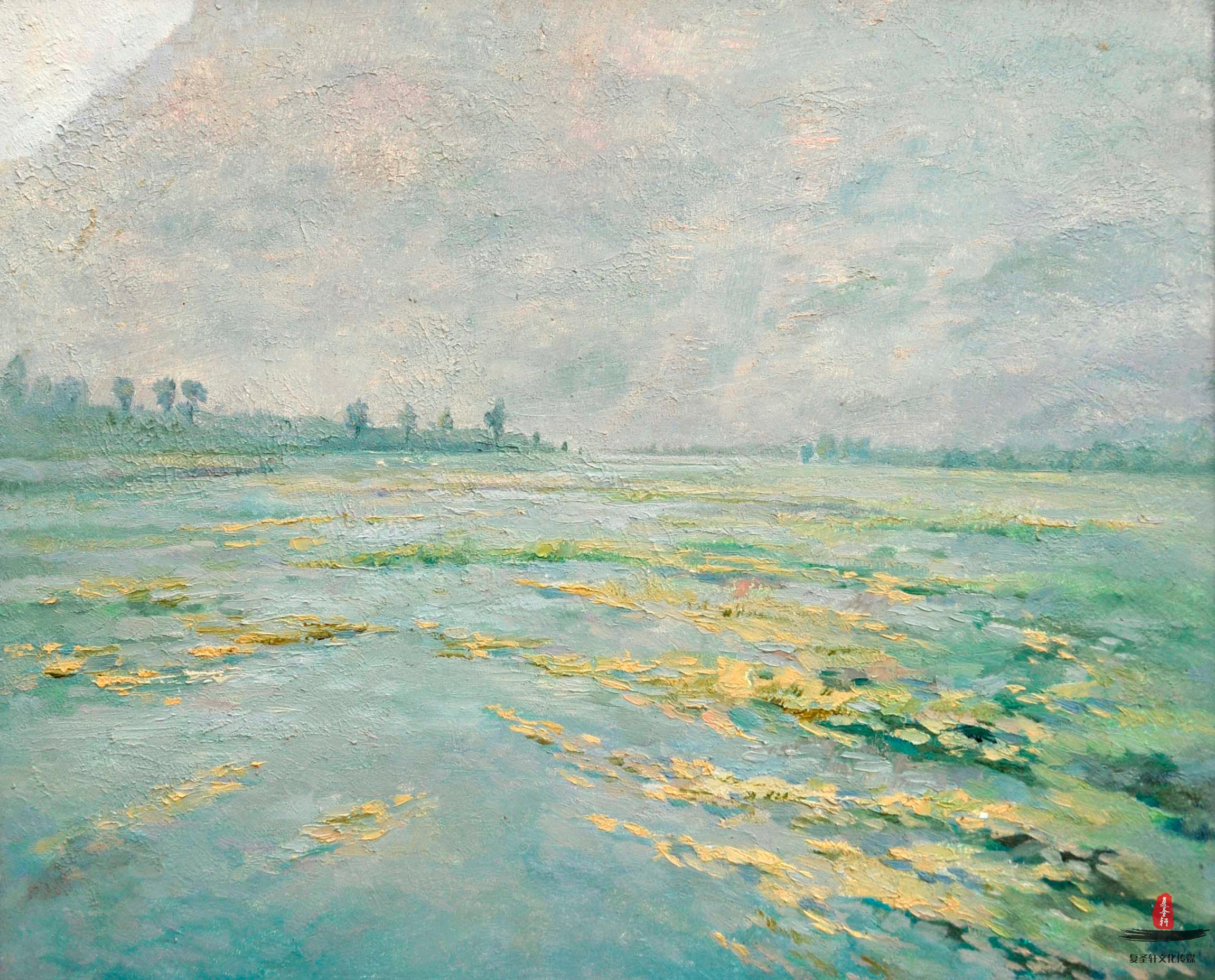 崔龙油画《十渡》